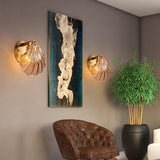 OceanGlow | Væglampe Vintage - Messing LED Glas
