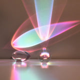 PrismaGlow | Bordlampe Moderne - Trådløs LED Projektion
