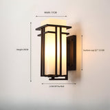 Retro Industriel Jern Glas Udendørs Væglampe LED 1-Lys