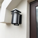 Retro Industriel Jern Glas Udendørs Væglampe LED 1-Lys