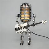RockGlow | Bordlampe Industri - LED Robot Design