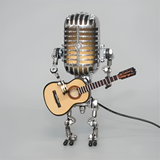 RockGlow | Bordlampe Industri - LED Robot Design