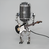 RockGlow | Bordlampe Industri - LED Robot Design