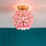 RoséGlow | Loftslampe Vintage - LED Blomsterdesign