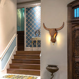 RusticGlow | Væglampe Vintage - Træ Tyr LED
