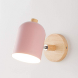 ScandiBeam | Væglampe Skandinavisk - Træ Cylinder LED