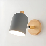 ScandiBeam | Væglampe Skandinavisk - Træ Cylinder LED