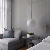 ScandiBright | Pendellampe Minimalistisk - Messing Globus Glas