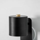 ScandiBright | Væglampe Minimalistisk - Rotérbar Cylinder Med Stik