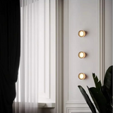 ScandiBright | Væglampe Moderne – Rund Glas LED