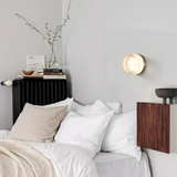 ScandiBright | Væglampe Moderne – Rund Glas LED