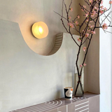 ScandiBright | Væglampe Moderne – Rund Glas LED