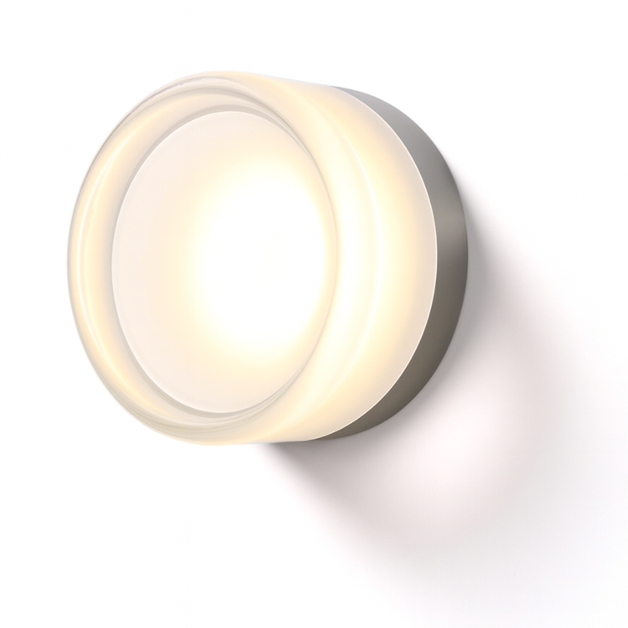ScandiBright | Væglampe Moderne – Rund Glas LED