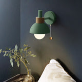 ScandiBright | Væglampe Skandinavisk - Træ & Metal LED Globus 1-Lys