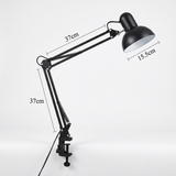 ScandiClamp | Bordlampe Minimalistisk - Justerbar LED Clip-On 1-Lys