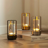 ScandiGlow | Bordlampe Moderne - Trådløs LED Touch