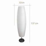 ScandiGlow | Gulvlampe Skandinavisk - Rispapir LED 2-lys