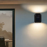 ScandiGlow | Solcellelampe Moderne - Minimalistisk LED Up Down