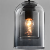 ScandiLume | Loftslampe Minimalistisk - Røget Glas LED