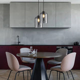 ScandiLume | Loftslampe Minimalistisk - Røget Glas LED