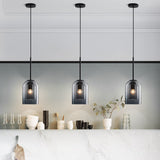 ScandiLume | Loftslampe Minimalistisk - Røget Glas LED