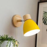 ScandiLux | Væglampe Minimalistisk - Træ Kegle LED