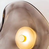 ScandiMuse | Væglampe Minimalistisk - Japandi Buet Glas LED