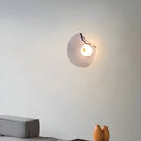 ScandiMuse | Væglampe Minimalistisk - Japandi Buet Glas LED