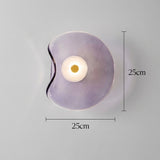 ScandiMuse | Væglampe Minimalistisk - Japandi Buet Glas LED
