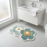 ScandiPetal | Bademåtte Skandinavisk - Blomstret Tuftet Vaskbar