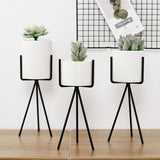 ScandiStand | Plantekrukke Minimalistisk - Metalstativ Design