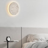 ScandiStone | Væglampe Minimalistisk - Rund Travertin LED 1-Lys
