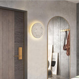 ScandiStone | Væglampe Minimalistisk - Rund Travertin LED 1-Lys