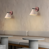 ScandiStone | Væglampe Moderne - Travertin Kegle LED 1-Lys