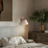 ScandiStone | Væglampe Moderne - Travertin Kegle LED 1-Lys