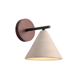 ScandiStone | Væglampe Moderne - Travertin Kegle LED 1-Lys