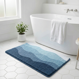 ScandiTide | Bademåtte Minimalistisk - Bølge Design Skridsikker