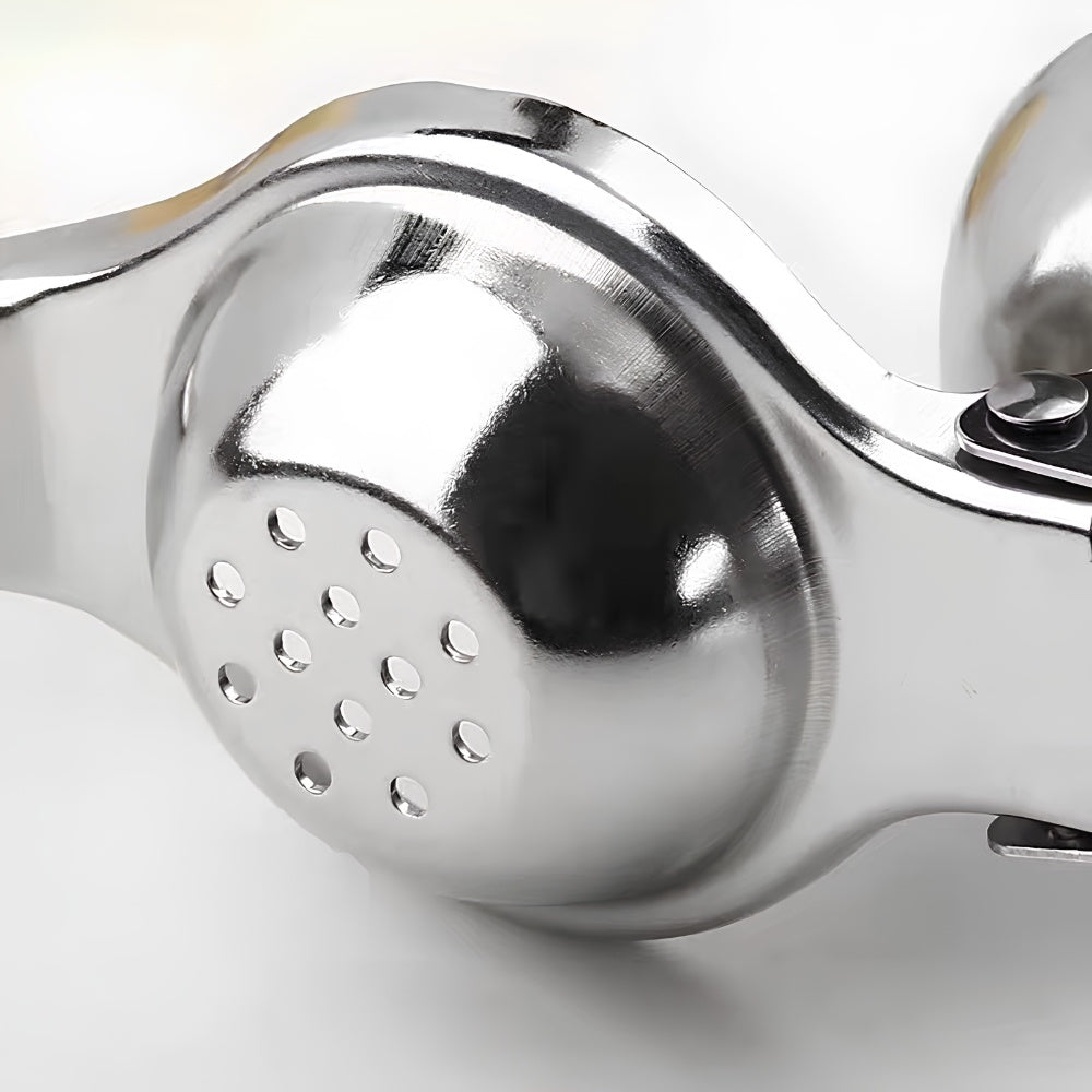 Citronpresser i rustfrit stål med ergonomisk håndtag