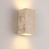 StoneAura | Væglampe Minimalistisk - LED Travertin
