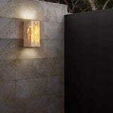 StoneAura | Væglampe Minimalistisk - LED Travertin