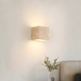 StoneAura | Væglampe Minimalistisk - LED Travertin