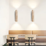 StoneGlow | Væglampe Skandinavisk - Travertin Cylinder LED