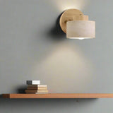 StoneHaven | Væglampe Minimalistisk - Travertin Træ LED