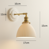 HyggeGlow | Væglampe Vintage – Keramik Messing E27