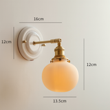 HyggeGlow | Væglampe Vintage – Keramik Messing E27