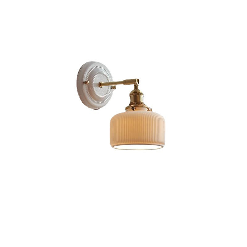 HyggeGlow | Væglampe Vintage – Keramik Messing E27