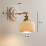 HyggeGlow | Væglampe Vintage – Keramik Messing E27
