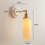 HyggeGlow | Væglampe Vintage – Keramik Messing E27
