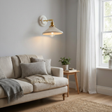 HyggeGlow | Væglampe Vintage – Keramik Messing E27