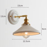 HyggeGlow | Væglampe Vintage – Keramik Messing E27